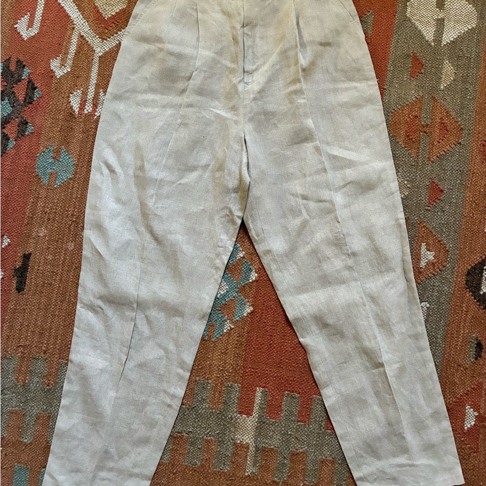 Vintage Banana Republic Linen Pants - Picture 2 of 3